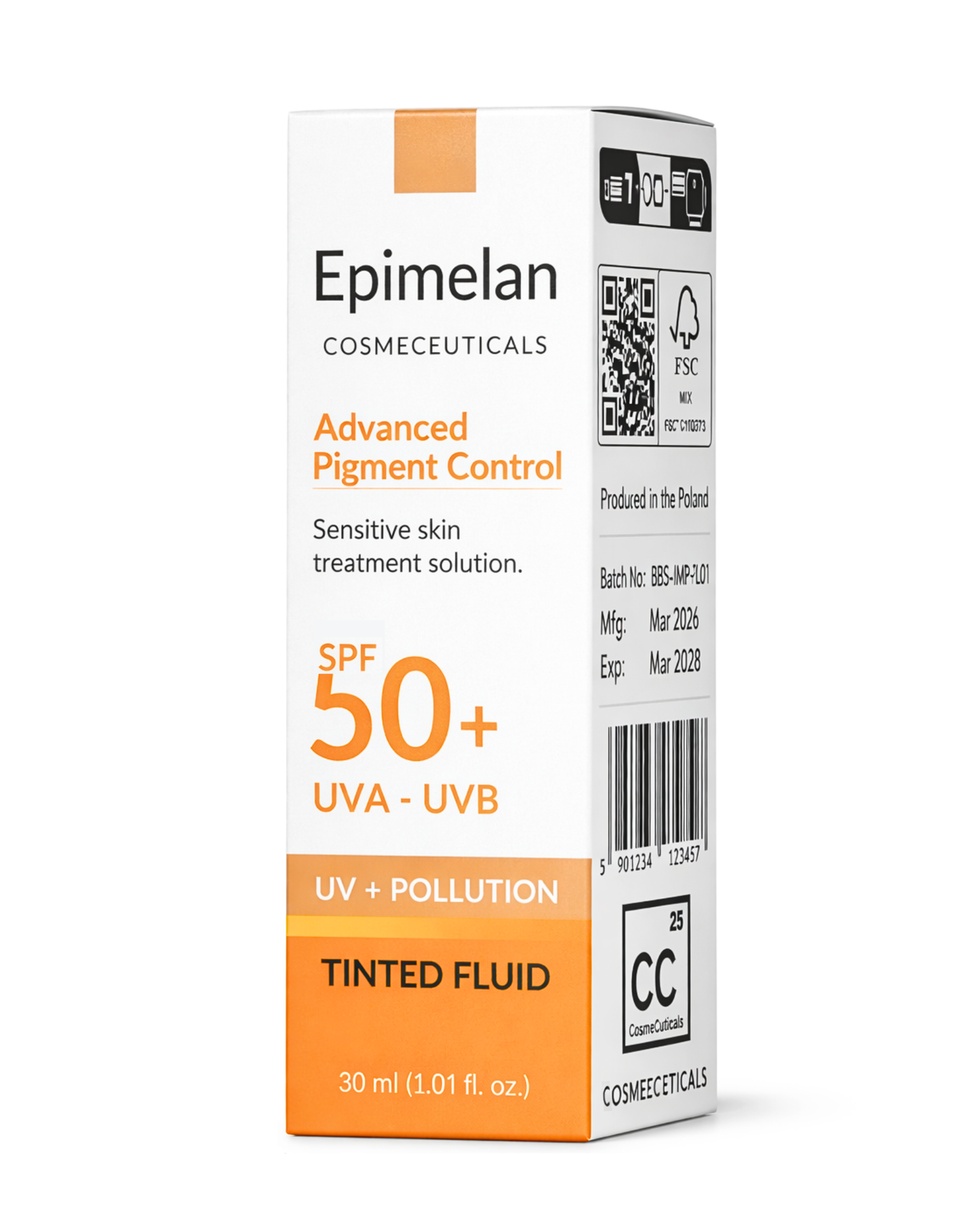 Epimelan® Cosmecuticals SPF 50+ UVA/UVB