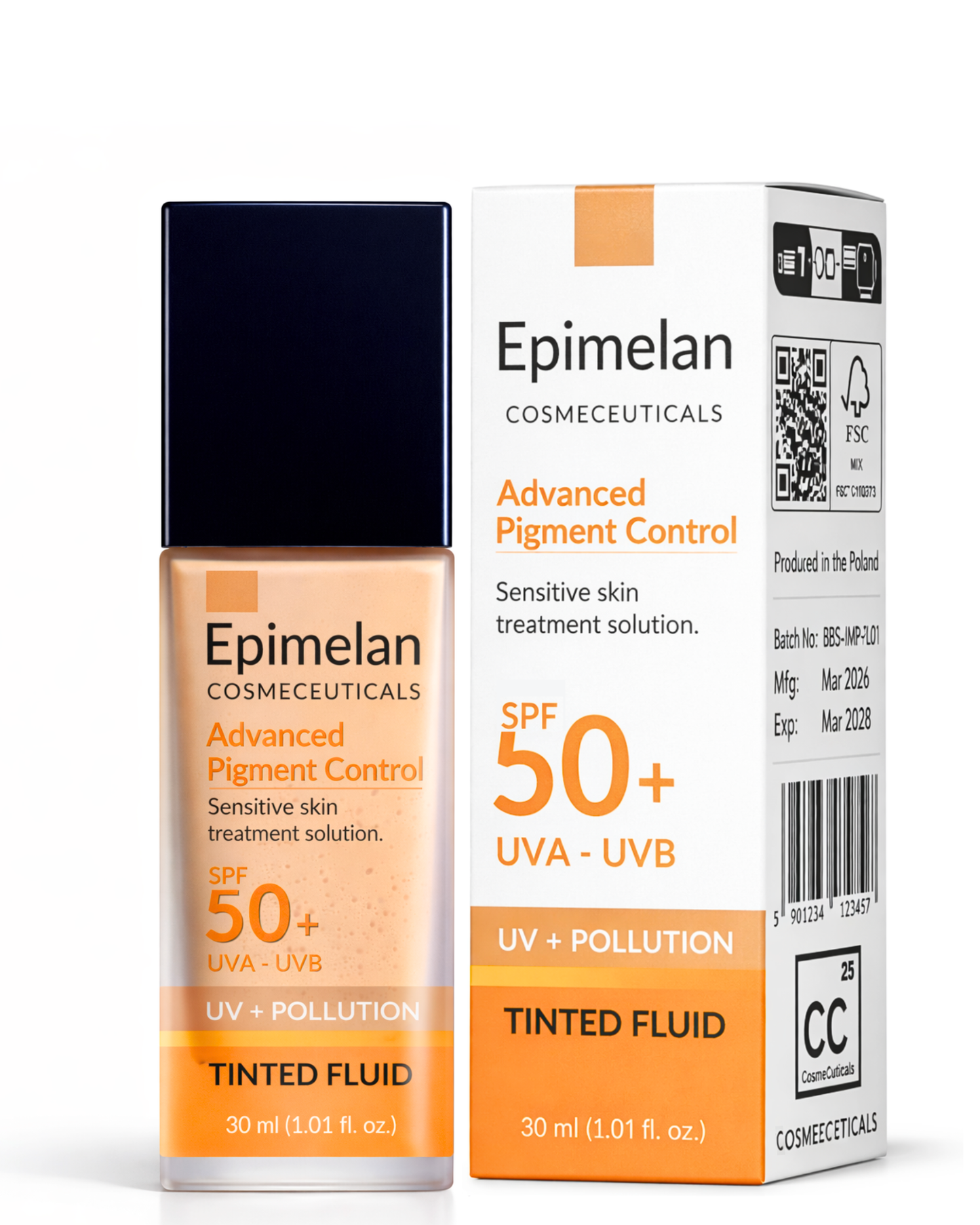 Epimelan® Cosmecuticals SPF 50+ UVA/UVB
